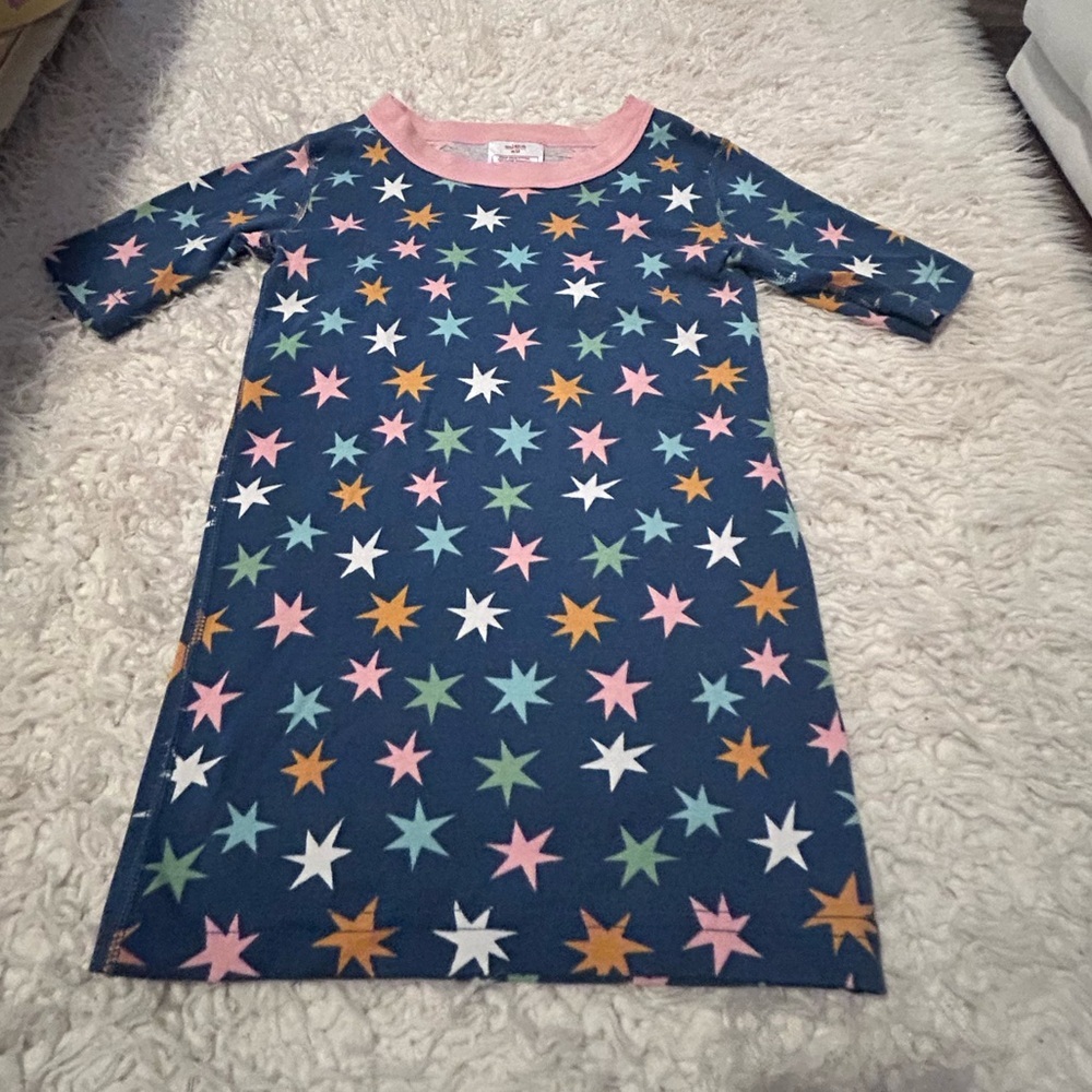$10 sale HANNA ANDERSSON Slim Fit Graphic stars T-Shirt Size: 10 140 #1